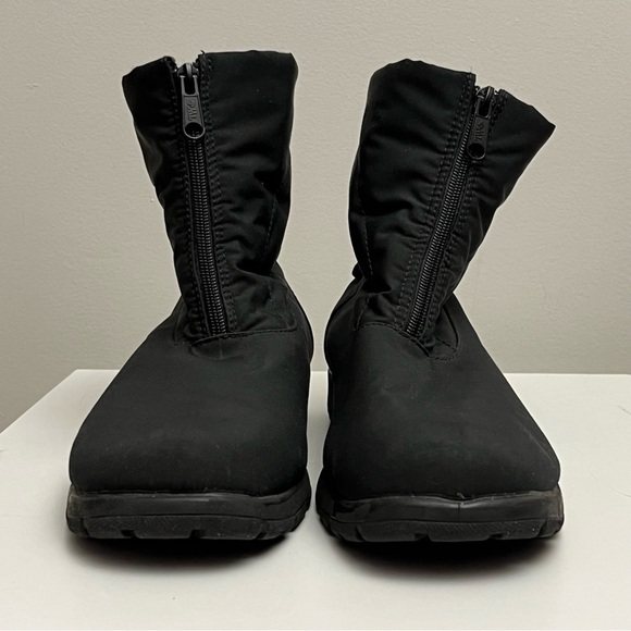 Canada Toe Warmers Womens Magic Black Ankle Boots Size 11 - Picture 4 of 9